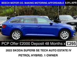 Blue Used 2022 Skoda Superb SE Technology Estate | £18,990 (Good price)
