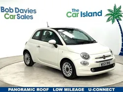 White Used 2021 Fiat 500 Lounge Hatchback | £8,650 (Fair price)