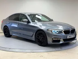 Blue Used 2018 BMW 520 M Sport Sedan | £18,590 (Fair price)
