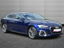 Navarra blue Used 2024 Audi A5 S-Line Coupe | £31,495 (Fair price)