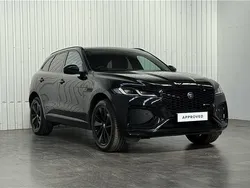 Metallic santorini black Used 2022 Jaguar F-Pace R-Dynamic SUV | £34,290 (Fair price)
