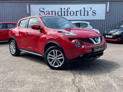 Red Used 2015 Nissan Juke Acenta Premium SUV | £4,290 (Fair price)