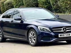 Blue Used 2017 Mercedes C220 Sedan | £9,480 (Good price)
