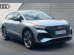 Silver Used 2024 Audi Q4 Sportback e-tron Black Edition SUV | £34,956 (Super price)