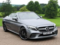 Selenite grey metallic Used 2021 Mercedes C43 AMG Premium Cabriolet | £33,900 (A bit pricey)