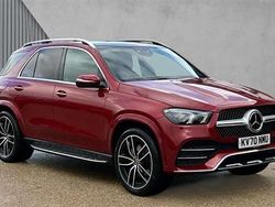 Red Used 2020 Mercedes GLE400 AMG line SUV | £36,995 (Fair price)