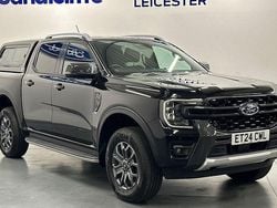 Agate black (metallic paint) Used 2024 Ford Ranger Wildtrack Pickup | £41,500 (Fair price)