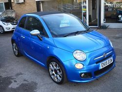 Blue Used 2015 Fiat 500C S Cabriolet | £5,295 (Fair price)