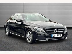 Black Used 2016 Mercedes C350e Sedan | £14,690 (Fair price)