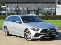 Silver Used 2024 Mercedes C200 AMG Line Premium Estate | £31,477 (Fair price)