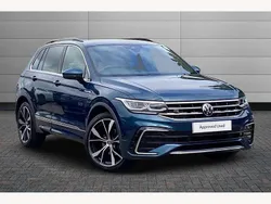 Nightshade blue Used 2023 VW Tiguan R-line SUV | £28,050 (Fair price)