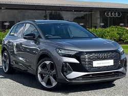 Grey Used 2025 Audi Q4 e-tron Black Edition SUV | £37,290 (Fair price)