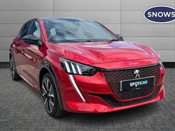 Red Used 2022 Peugeot e-208 GT Hatchback | £12,207 (Fair price)