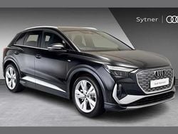 Black New 2025 Audi Q4 e-tron S-Line SUV | £37,500 (A bit pricey)