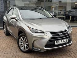 Silver Used 2017 Lexus NX300h Luxury Line SUV | £18,899 (Fair price)