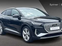 Black Used 2024 Audi Q4 Sportback e-tron S-Line SUV | £35,500
