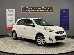 White Used 2014 Nissan Micra Acenta Hatchback | £3,999 (Fair price)