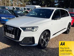 White Used 2020 Audi Q7 Black Edition SUV | £35,990 (Fair price)