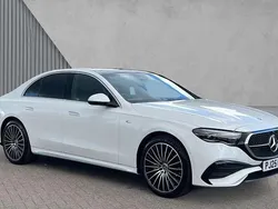 White New 2025 Mercedes E300 AMG Line Premium Plus Sedan | £65,890