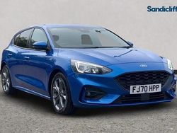 Blue Used 2020 Ford Focus ST-Line Hatchback | £12,955 (Fair price)