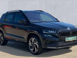 Black magic pearl effect Used 2025 Skoda Karoq SportLine SUV | £29,490 (Fair price)