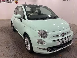 Green Used 2018 Fiat 500 Lounge Hatchback | £5,995 (Fair price)