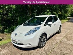 White Used 2015 Nissan Leaf Tekna Hatchback | £4,795 (Fair price)