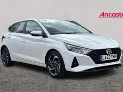 White Used 2023 Hyundai i20 Premium Hatchback | £16,499 (Fair price)