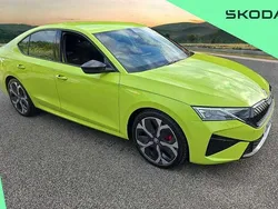Hyper green Used 2025 Skoda Octavia vRS Hatchback | £30,995 (Expensive)