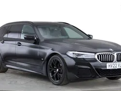 Black Used 2022 BMW 520 M Sport Estate | £23,469 (Super price)