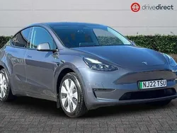 Premium stealth grey Used 2022 Tesla Model Y Long Range AWD SUV | £23,598 (Fair price)