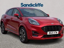 Red Used 2021 Ford Puma ST-Line SUV | £14,700 (Fair price)