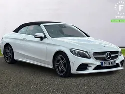 White Used 2019 Mercedes C220 Active Cabriolet | £19,199 (Good price)