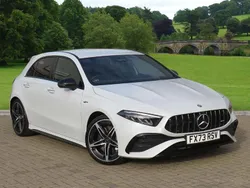 White Used 2023 Mercedes A35 AMG Premium Hatchback | £32,900 (Expensive)