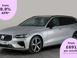 Silver Used 2023 Volvo V60 Ultimate Estate | £39,303 (Expensive)