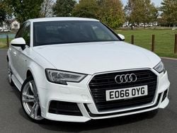 White Used 2016 Audi A3 S-Line Sedan | £8,495 (Fair price)