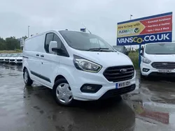 White Used 2019 Ford Transit Custom Trend Van | £12,795 (Fair price)
