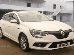 White Used 2018 Renault Mégane GrandTour Expression+ Estate | £5,995 (A bit pricey)
