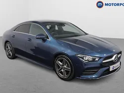 Blue Used 2022 Mercedes CLA180 AMG line Sedan | £22,049 (Good price)
