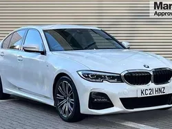 White Used 2021 BMW 318 M Sport Sedan | £21,290 (Fair price)
