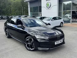 Midnight black metallic Used 2025 Skoda Superb SportLine Estate | £38,395