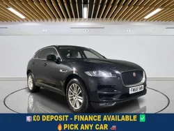 Black Used 2018 Jaguar F-Pace Portfolio SUV | £14,549 (Fair price)