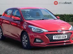 Solid tomato red Used 2017 Hyundai i20 SE Hatchback | £7,314 (Fair price)