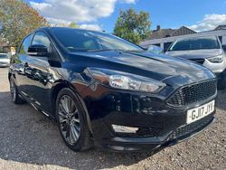 Black Used 2017 Ford Focus ST-Line Hatchback | £8,995 (Good price)