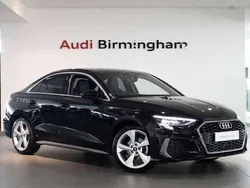 Mythos black Used 2023 Audi A3 S-Line Sedan | £22,500 (Fair price)