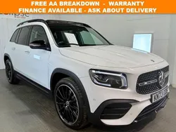 White Used 2023 Mercedes GLB220 AMG line SUV | £38,895 (Expensive)