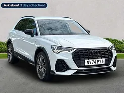 White Used 2025 Audi Q3 Black Edition SUV | £36,621 (Fair price)