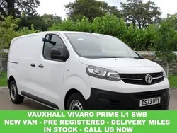 White Used 2023 Vauxhall Vivaro Van | £21,468 (Expensive)