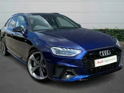 Navarra blue metallic Used 2021 Audi A4 Black Edition Estate | £26,495 (Expensive)