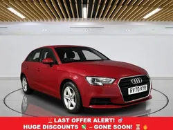 Red Used 2020 Audi A3 Sportback Design Hatchback | £15,849 (Good price)